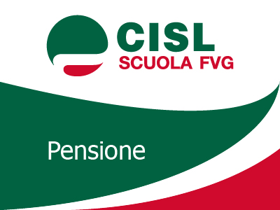 cisl scuola FVG pensione