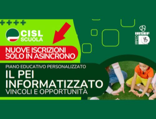 Webinar sul PEI informatizzato, riaperte le iscrizioni per seguire le lezioni solo in modalità asincrona